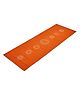 Sarveda Cotton Yoga Mat - 7 Chakras - Orange