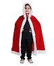 Kaku Fancy Dress Christmas Theme Santa Claus Velvet Costume Set - Red & White