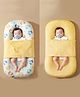StarAndDaisy Baby lounger portable baby bed with pillow cushion soft breathable Co Sleeper for baby in Bed, Machine washable- Yellow