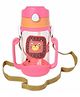 Littloo Baby Water Bottle (Pink) Stay Hydrated with Safe & Spill-Free Design - 450 ml