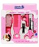Littloo All in 1 Baby Care Kit For Your Little One! - Hair Brush, Comb, Nail Clipper, Scissors, and Nail Filer - Pink