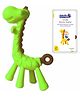 Littloo Baby Giraffe Teether - Soothing Relief for Teething Infants (Green)