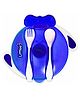 Littloo Feeding Bowl with Fork & Spoon | Suction Cup for Hassle Free Feeding | Bowl for Baby & Kids | Blue