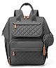 House of Quirk Diaper Bag Maternity Backpack - Dark Grey