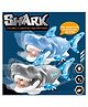 YAMAMA Musical Shark Toy For Kids With 360 Degree Universal Rotating Wheel Light And Music For Kids  Color May Vary