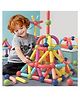 YAMAMA Magnetic Sticks Building Blocks Educational Stacking Toys With Magnetic Sticks Magnetic Balls And Magnetic Blocks For Kids 42 Pieces  Multicolor