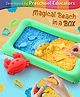 Intelliskills Premium 3-In-1 Magic Kinetic Sand with Big Crab Mold & 7 Shape Molds Art & Craft Activity Kit | Creative Activity & Learning Kit | 500g Sand, 1 Big Crab Mould, 7 Shape Molds & 1 Inflatable Tray| BIS Certified | Educator Recommended
