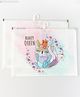 ZOE Fox Print A4 Size Zip Folders Pack of 2 - Multicolour