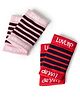 LuvLap Baby Elbow Guards for Crawling Babies, Pink Burgandy & Red-Navy Blue, 2 Pairs, Anti Slip Elbow pad for Toddler / Infant Upto 2 Years Age - Soft Fabric & Comfortable, Anti slip & Anti Skid