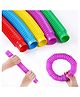 AZHARI stretch tube STRESS RELIEF POP IT NOISE  for kids and adults  set of 4  color may  vary