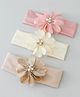 Babyhug Headbands with Floral Applique Pack of 3 - Multicolor