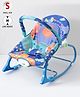 Portable Baby Rocker With U Shape Pillow & Calming Vibrations - Blue