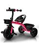 Baybee Actro Baby Tricycle for Kids Smart Plug & Play Kids Cycle with Eva Wheels Bell Storage Baskets & High Backrest (Pink)