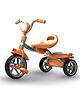 Baybee Flyer Baby Tricycle for Kids Smart Plug & Play Kids Cycle with Eva Wheels Head Light Music Storage Baskets & High Backrest (Orange)