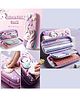 SCHOOLISH Magics Unicorn Pink Hardtop Pencil Case with Multiple Compartments - Kids School Supply Organizer Students Stationery Box - Girls Pen Pouch - PACK OF 1 - COLOR MAY VARY