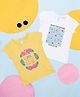 Pantaloons Junior Pack Of 2 Cap Sleeves Floral & You Are Good Enough Text Printed Tees - Multi Colour