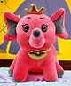 Puchu Toys Velvet Crown Elephant Stuffed Soft Plush Toy - 30 cm
