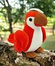 PUCHU TOYS Parrot Stuffed Toy Soft Plush Toy- Red 25 cm