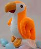 PUCHU TOYS Parrot Stuffed Toy Soft Plush Toy- Orange 25cm