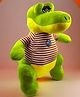 PUCHU TOYS Velvet Crocodile Stuffed Toy Soft Plush Toy- 30cm
