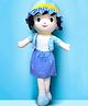 PUCHU TOYS Velvet Angel Doll Stuffed Toy Soft Plush Toy - 65cm, Sky Blue