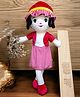 PUCHU TOYS Velvet Angel Doll Stuffed Toy Soft Plush Toy - 80cm, Red