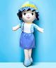 PUCHU TOYS Velvet Angel Doll Stuffed Toy Soft Plush Toy - 80cm, Sky Blue