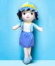 PUCHU TOYS Velvet Angel Doll Stuffed Toy Soft Plush Toy - 100cm, Sky Blue