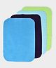 Mi Arcus Solid Mattress Protector with TPU Lamination for 0-24 Months, 70x50 cm - Multicolor Pack of 4