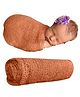 Babymoon Stretchable Swaddle Wrap New Born Bay Photography Prop - Orange