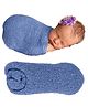 Babymoon Stretchable Swaddle Wrap New Born Bay Photography Prop - Skyblue