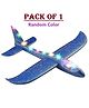 ADKD Hand Throw Flying Glider Foam Aeroplane Toy for Kids Pack of 1 - (Color May Vary)