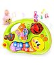 Azhari Hola Smiley Face Fun Keyboard Caterpillar Small Piano with Lights and Musics
