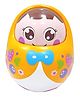Azhari Push and Shake Wobbling Bell Sounds Roly Poly Tumbler Doll Toy, Assorted Plastic tumbler Doll -Multi Color