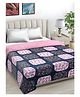 FABINALIV Multicolor Geometric Reversible Mild Winter 350 GSM Micro Fiber Filling Double Bed Comforter