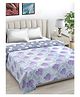 FABINALIV Multicolor Floral Reversible Mild Winter 350 GSM Micro Fiber Filling Double Bed Comforter