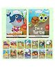 Oswaal  Lil Legends Fascinating Sea Pet Wild and Farm Animal Books (Crab Octopus Turtle Whale Cat Cow Dog Rabbit Elephant Lion Monkey Wolf Duck Hen Horse And Sheep) Set Of 16 Books Exciting Illustrated Books For Kids Age 2 and up
