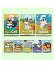 Oswaal  Lil Legends Fascinating Pet & Wild Animal Books (Cat Cow Dog Rabbit Elephant Lion Monkey And Wolf) Set Of 08 Books Exciting Illustrated Books For Kids Age 2 and up