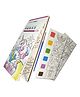 Fingo Brain Water color Paint Book  Unicorn Theme- Multicolor
