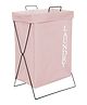 Sassoon Canvas Foldable Laundry Bag Pink
