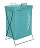 Sassoon Canvas Foldable Laundry Bag Teal