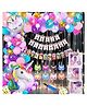Puchku Premium Happy Birthday Combo KIT  Foil balloon Set for first 1st birthday Unicorn Theme girl kids Pack of 92  Multicolor