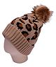 Tipy Tipy Tap Abstract Printed Acro Woollen Cap -Beige-  Diameter 44 Cms