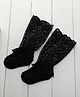 Tipy Tipy Tap Lace Detailed Socks - Black