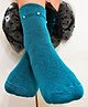 Tipy Tipy Tap Bow & Pearl Embellished Socks  - Green