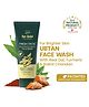 Nat Habit Skin Brightening Ubtan Face Wash For Men & Women With Activated Wild Turmeric, Chemical & Sulphate Free, 100g