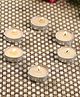 Hosley Highly Fragranced Jasmine Tea Light Candles - Set of 30
