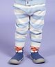 Greendeer 100% Cotton Striped Designed Diaper Pants -  Baby Blue
