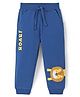 Babyhug Cotton Looper Knit Full Length Lion Printed Lounge Pant - Blue