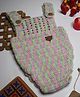 Shilpshakti  Sleeveless Solid Acrylic Woollen Handmade Sweater Bodysuit - Multi Colour & Pink